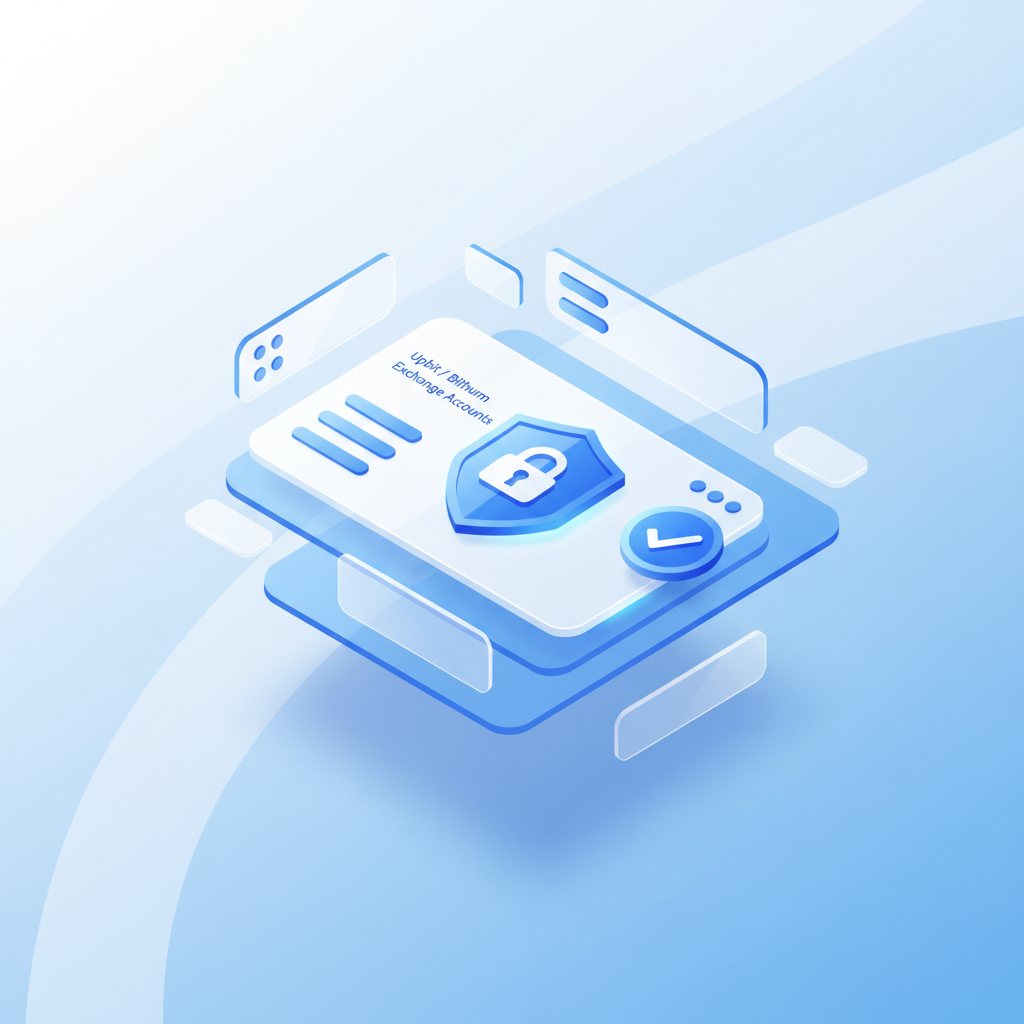 Upbit / Bithumb verified account