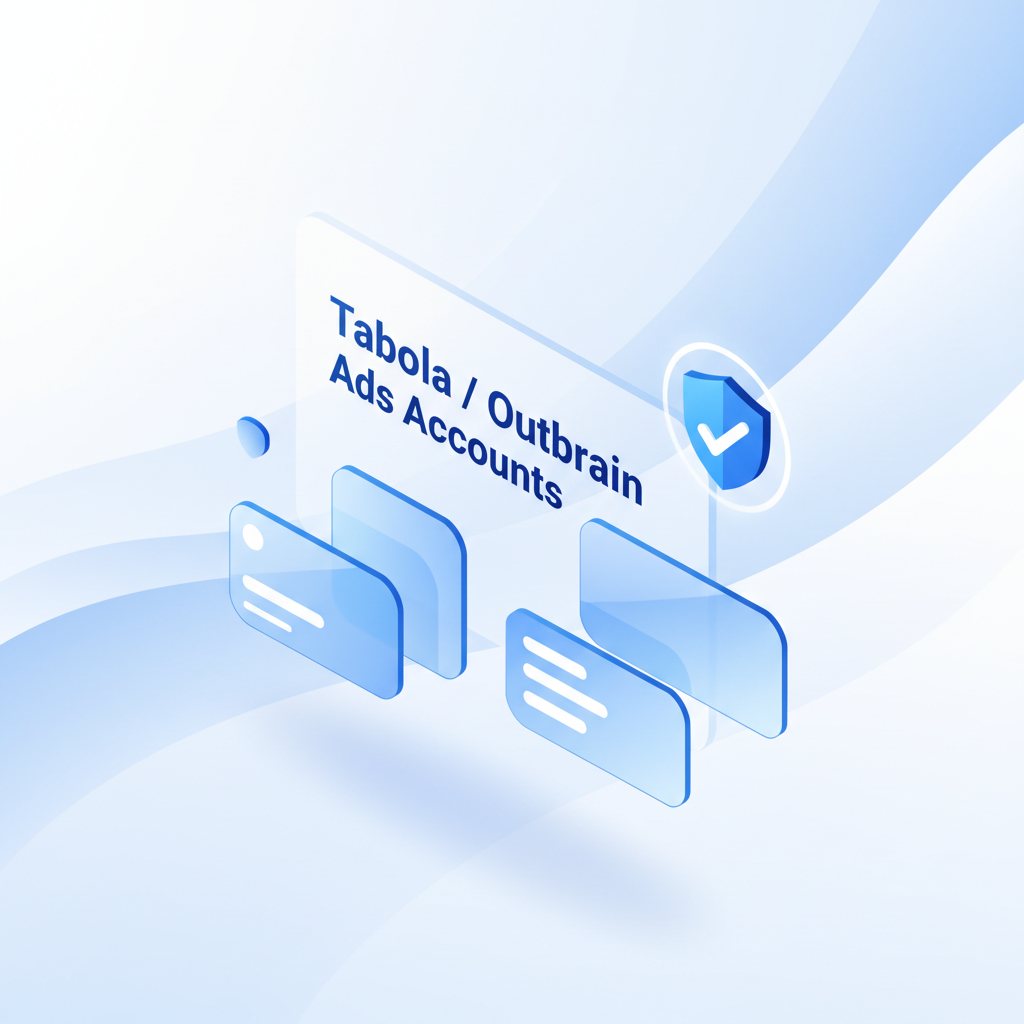 Taboola / Outbrain verified account