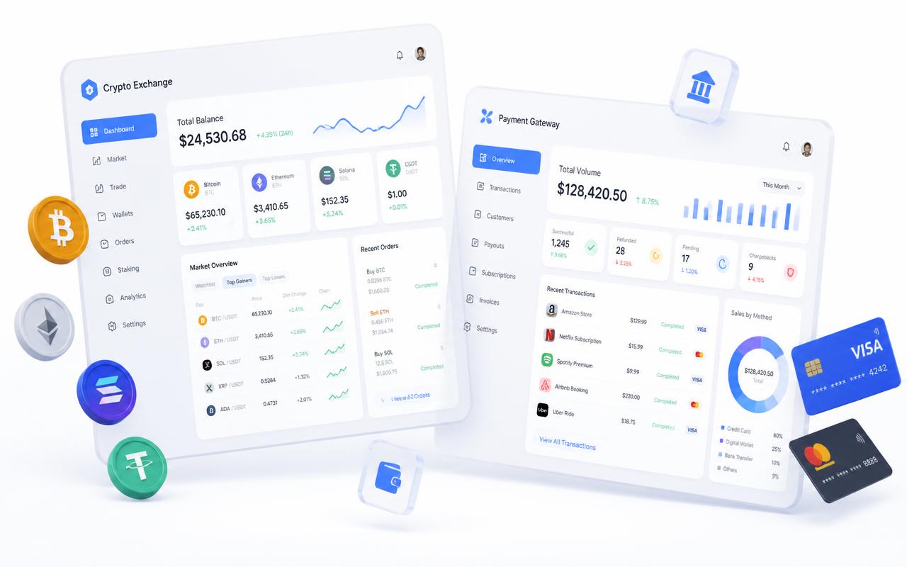 Exchange Accounts verified dashboards